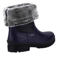 Navy - Side - Hush Puppies Womens-Ladies Alice Ankle Boots