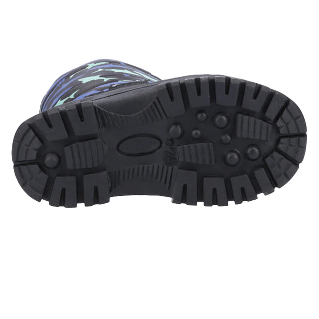 Black - Lifestyle - Cotswold Childrens-Kids Iceberg Shark Snow Boots