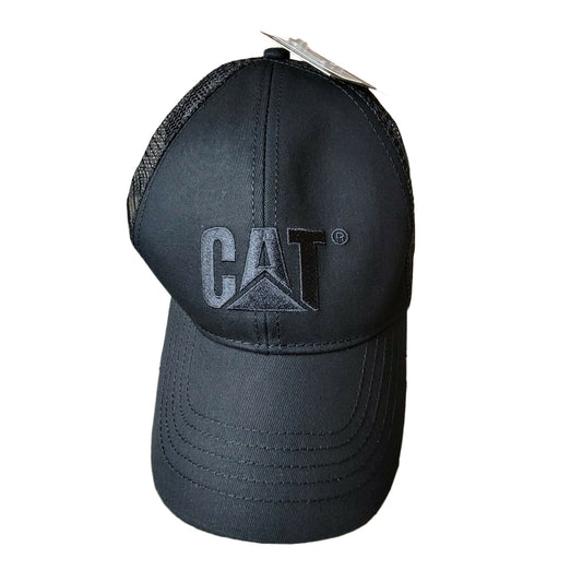 Black - Front - Caterpillar Logo Baseball Cap