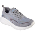 Grey - Front - Skechers Womens-Ladies Bobs Squad Chaos Renegade Parade Trainers
