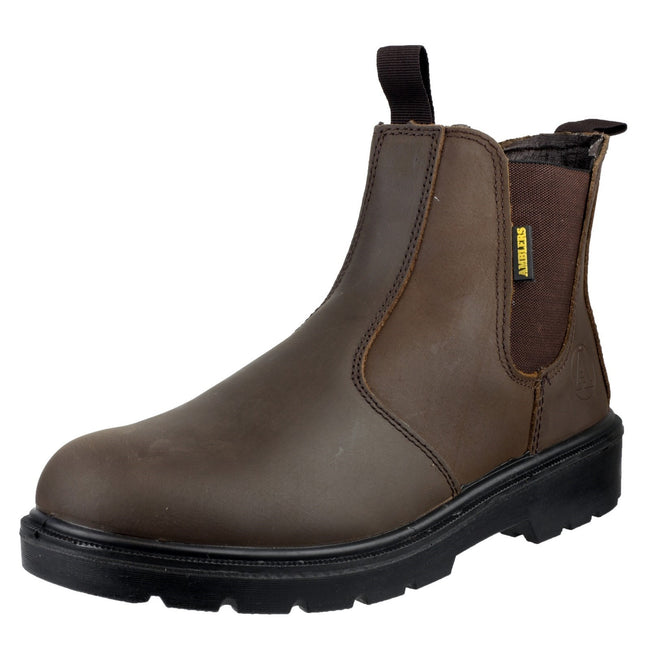 Brown - Pack Shot - Amblers Steel FS128 Boot - Womens Ladies Boots