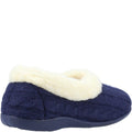 Navy - Side - Fleet & Foster Womens-Ladies Sarina Slippers