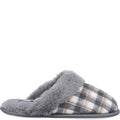 Grey - Back - Fleet & Foster Womens-Ladies Neath Slippers