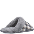 Grey - Side - Fleet & Foster Womens-Ladies Neath Slippers