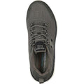 Olive - Lifestyle - Skechers Mens D´Lux Walker Bersaga Leather Relaxed Fit Trainers