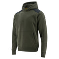 Army Moss - Front - Caterpillar Mens Essentials Hooded Sweatshirt