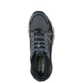 Black-Charcoal - Side - Skechers Mens Max Protect Leather Trainers