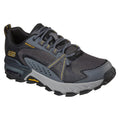 Black-Charcoal - Front - Skechers Mens Max Protect Leather Trainers