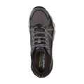 Charcoal-Black-Grey - Lifestyle - Skechers Mens Max Protect Leather Trainers