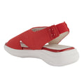 Red - Close up - Geox Womens-Ladies Spherica Ec5 Sandals