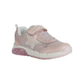 Light Rose - Front - Geox Girls Spaziale Leather Trainers
