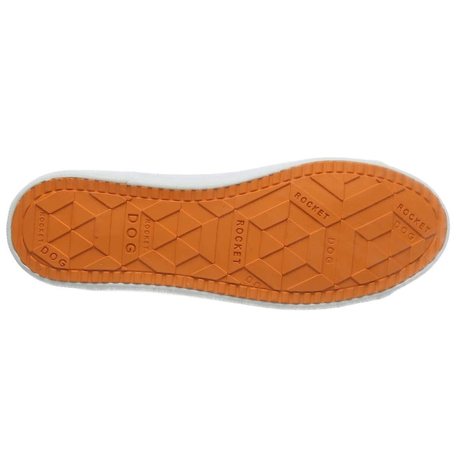 White-Multicoloured - Pack Shot - Rocket Dog Womens-Ladies Chow Chow Margate Floral Pumps