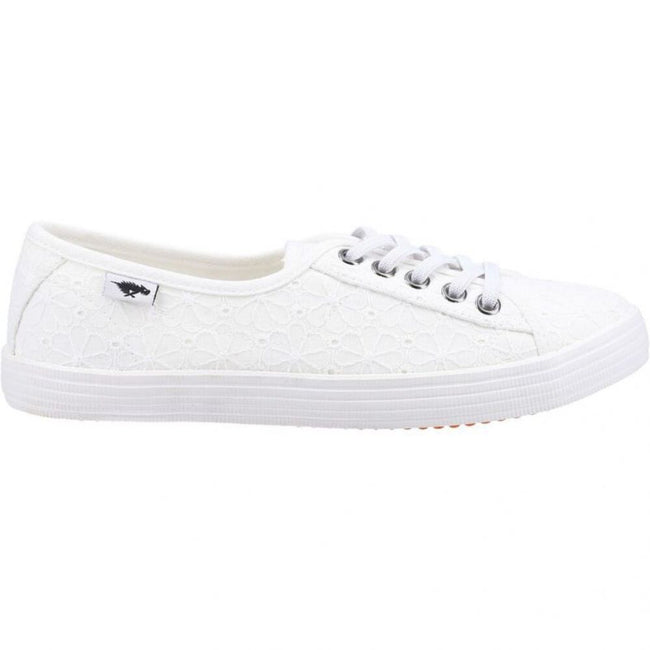 White - Back - Rocket Dog Womens-Ladies Chow Chow Elsie Eyelets Pumps