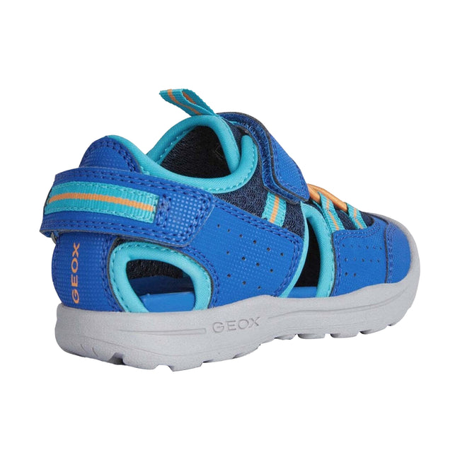 Royal Blue-Light Blue - Side - Geox Boys Vaniett Sandals