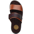 Tan - Lifestyle - Base London Mens Tangier Strappy Leather Sandals
