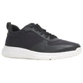 Black - Front - Hush Puppies Mens Elevate Lace Leather Casual Shoes