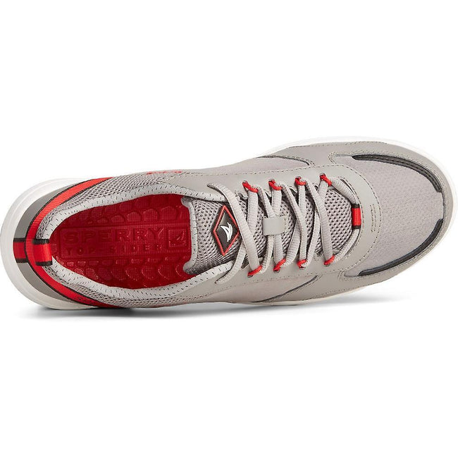 Grey - Pack Shot - Sperry Mens Athletic Sea Trainers