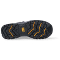 Black-Yellow - Side - Caterpillar Mens Typhoon SBH Leather Safety Boots