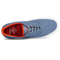 Grey - Pack Shot - Sperry Mens Striper II CVO SeaCycled Leather Trainers