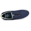Navy - Pack Shot - Sperry Mens Striper II CVO SeaCycled Leather Trainers