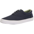 Navy - Front - Sperry Mens Striper II CVO SeaCycled Leather Trainers