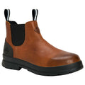 Caramel - Front - Muck Boots Mens Chore Farm Leather Chelsea Boots