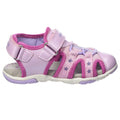 Light Pink-Lilac - Back - Geox Girls Agasim Sandals