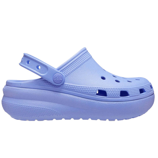 Digital Violet - Side - Crocs Childrens-Kids Classic Cutie Clogs