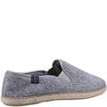 Grey - Side - Hush Puppies Womens-Ladies Recycled Slippers
