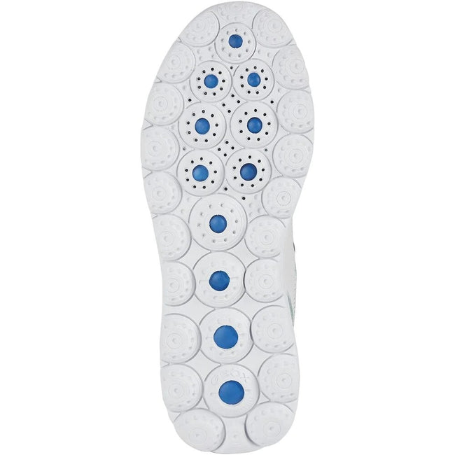 White-Green - Back - Geox Womens-Ladies Spherica Nappa Leather Trainers