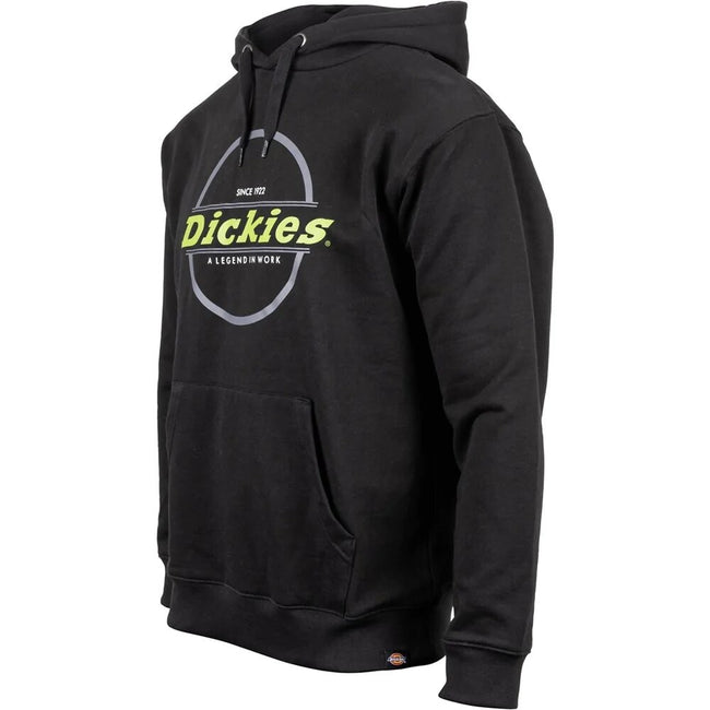 Black - Side - Dickies Workwear Mens Towson Graphic Print Hoodie