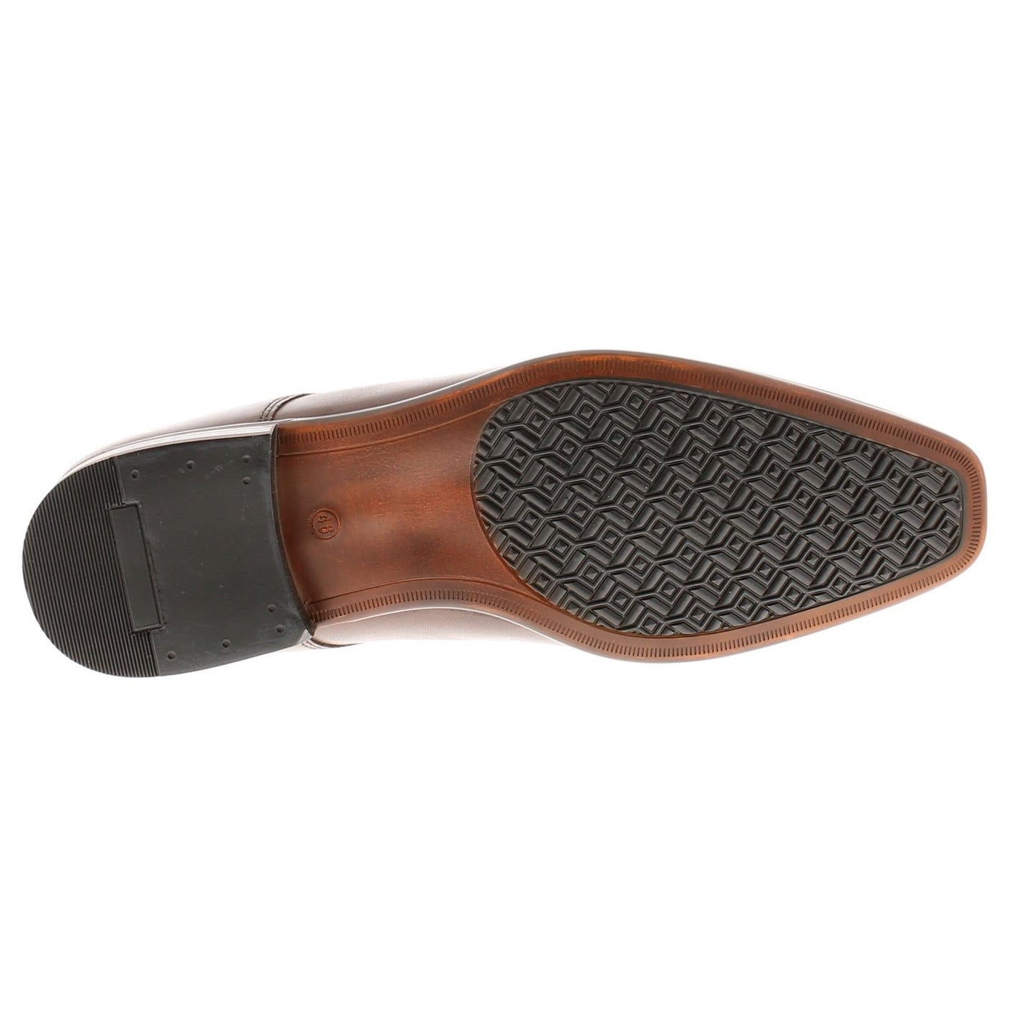Burnt Brown - Lifestyle - Base London Mens Seymour Leather Derby Shoes