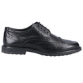Black - Back - Hush Puppies Girls Verity Leather Brogues