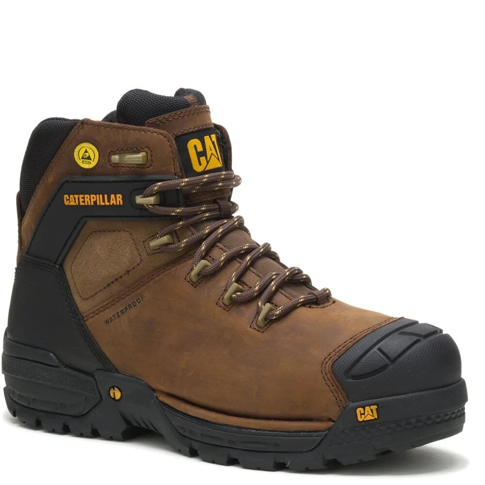 Caterpillar boots cheap steel toe waterproof