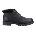 Black - Front - Cotswold Mens Banbury Leather Ankle Boots