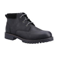 Black - Back - Cotswold Mens Banbury Leather Ankle Boots