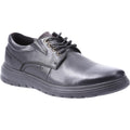 Black - Front - Hush Puppies Mens Triton Leather Casual Shoes