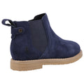 Navy - Back - Hush Puppies Girls Mini Maddy Suede Ankle Boots