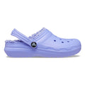 Digital Violet - Back - Crocs Childrens-Kids Classic Lined Clogs