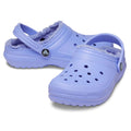 Digital Violet - Side - Crocs Childrens-Kids Classic Lined Clogs