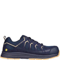 Navy-Tan - Lifestyle - Skechers Mens Malad II Safety Trainers