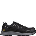 Black - Lifestyle - Skechers Mens Malad II Safety Trainers