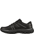 Black - Lifestyle - Skechers Mens Respected Edgemere Leather Trainers