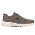 Taupe - Side - Skechers Mens Go Walk 6 Avalo Trainers