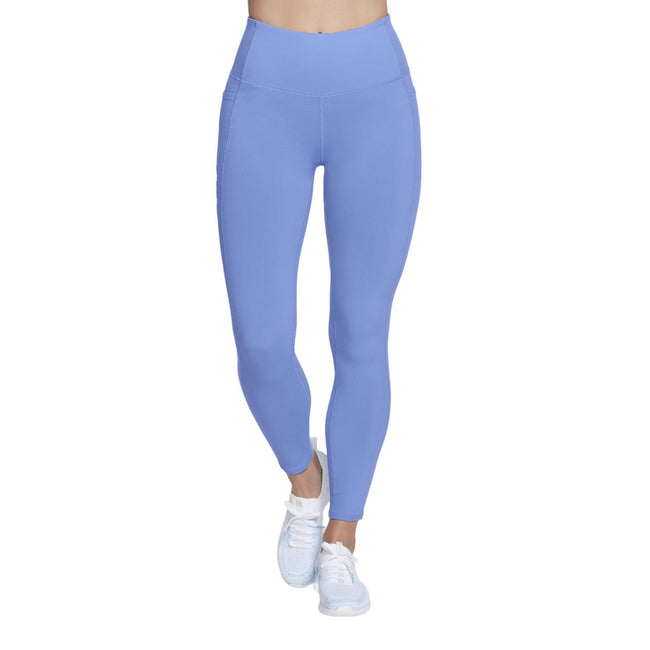 Periwinkle - Front - Skechers Womens-Ladies Gowalk Wear High Waist Leggings