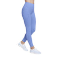 Periwinkle - Side - Skechers Womens-Ladies Gowalk Wear High Waist Leggings