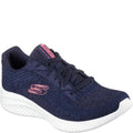 Navy - Front - Skechers Womens-Ladies Ultra Flex 3.0 Best Time Trainers