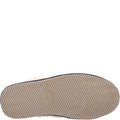 Navy - Side - Hush Puppies Womens-Ladies Arianna Stars Suede Slippers