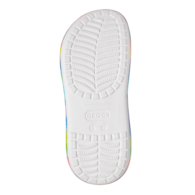 Black-Multicoloured - Side - Crocs Unisex Adult Classic Crush Spray Clogs