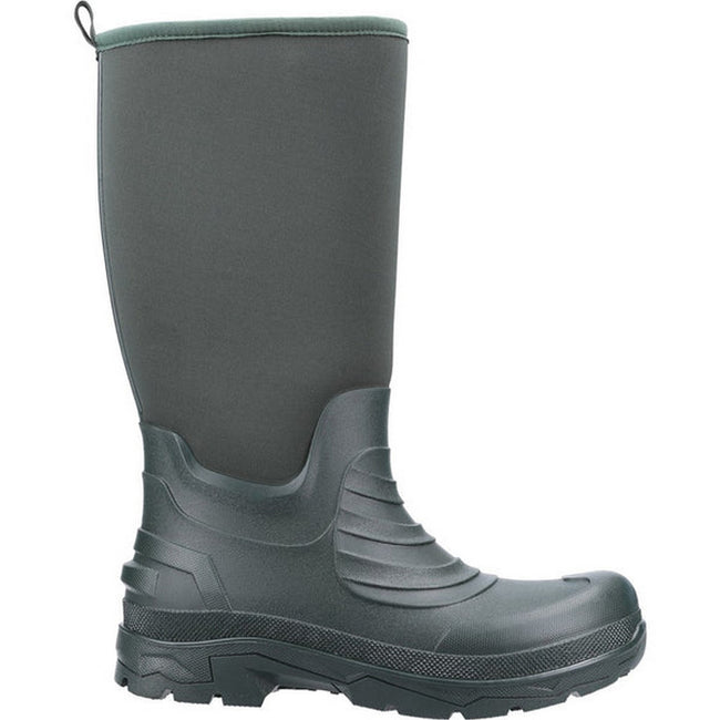 Green - Side - Cotswold Unisex Adult Kenwood Neoprene Wellington Boots